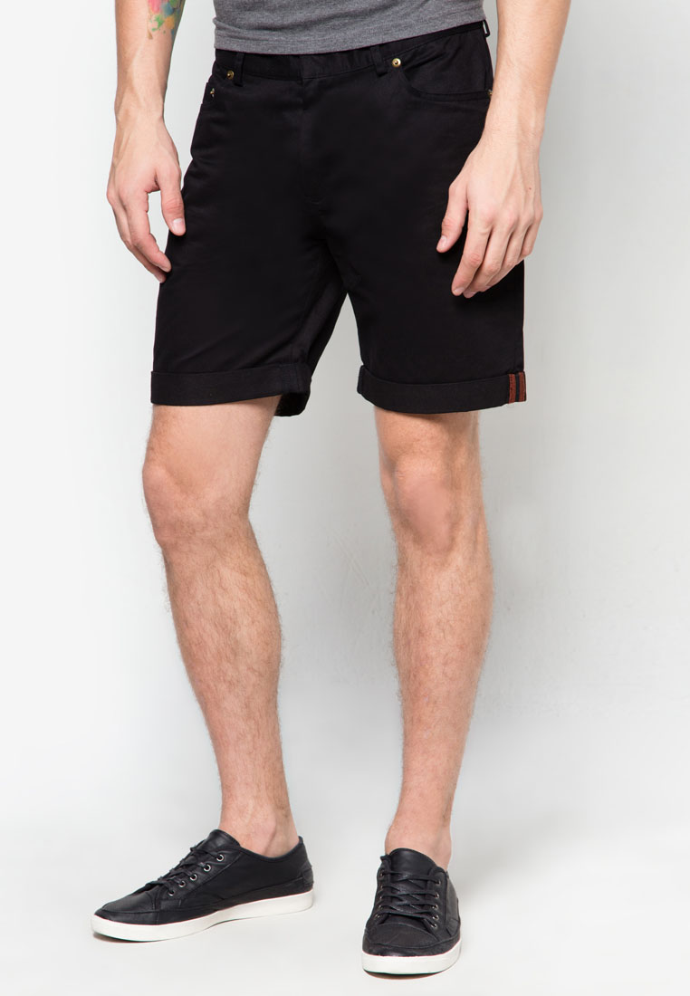Shorts With Overlocking Detail